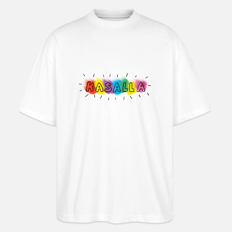 KASALLA - Stanley/Stella Oversized Unisex Bio T-Shirt Blaster 2.0 - Weiß