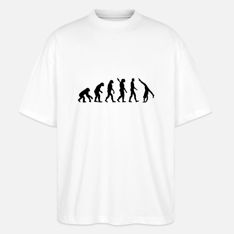 Evolution Gymnastik - Stanley/Stella Oversized Unisex Bio T-Shirt Blaster 2.0 - Weiß