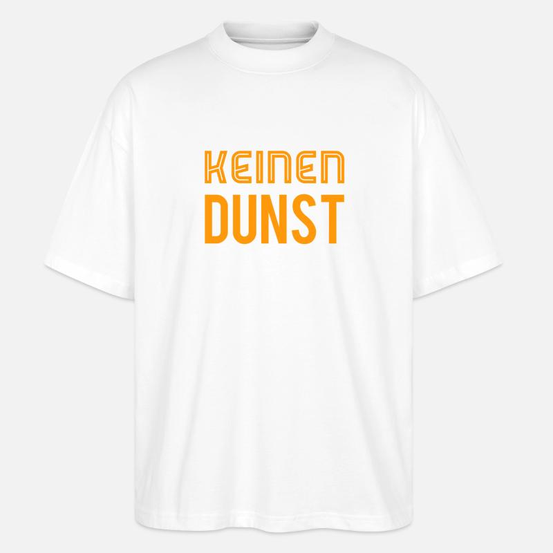 ich bin planlos - Stanley/Stella Oversized Unisex Bio T-Shirt Blaster 2.0 - Weiß