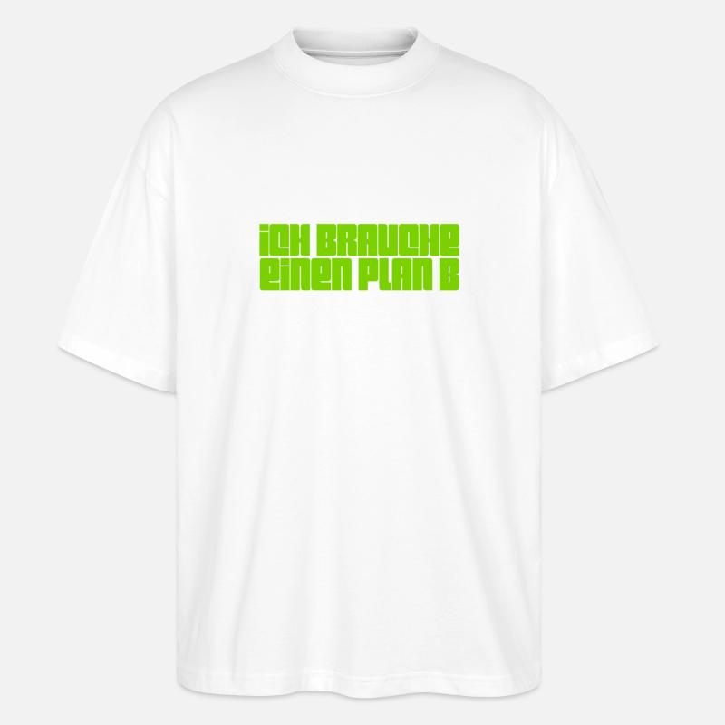 neuer Plan - Stanley/Stella Oversized Unisex Bio T-Shirt Blaster 2.0 - Weiß