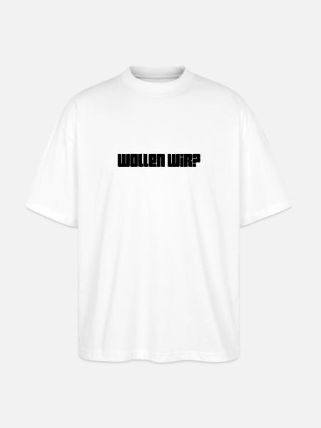 hast du Lust? - Stanley/Stella Oversized Unisex Bio T-Shirt Blaster 2.0 - Weiß
