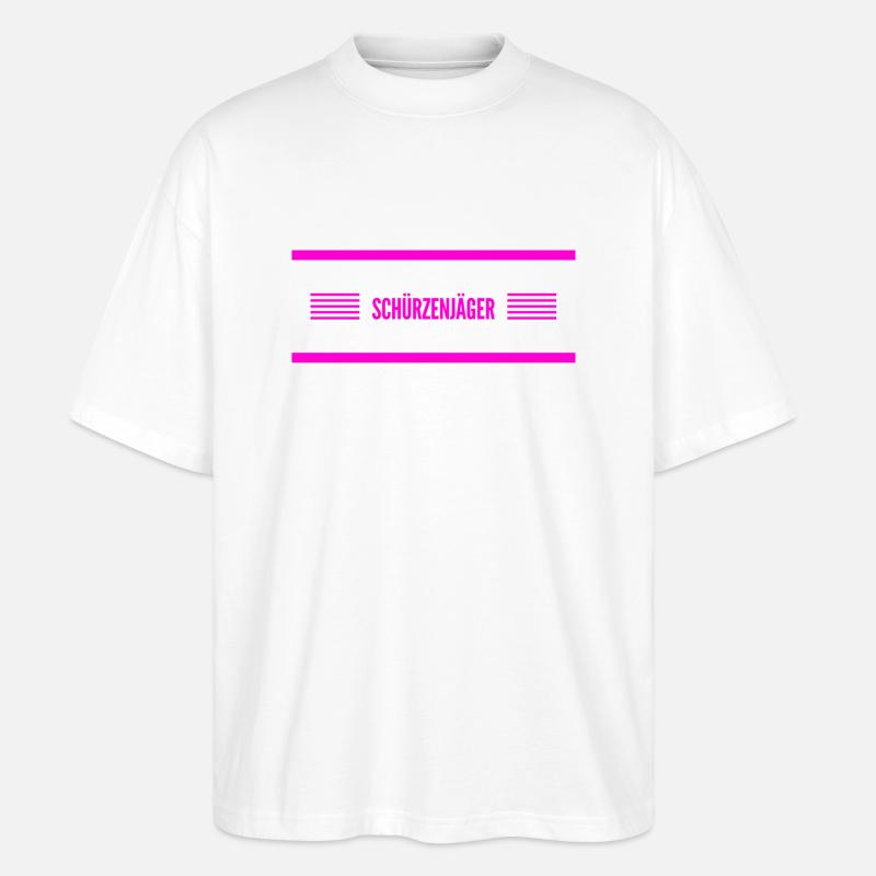 Frauenheld - Stanley/Stella Oversized Unisex Bio T-Shirt Blaster 2.0 - Weiß