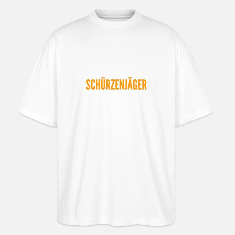 ich bin ein Herzensbrecher - Stanley/Stella Oversized Unisex Bio T-Shirt Blaster 2.0 - Weiß