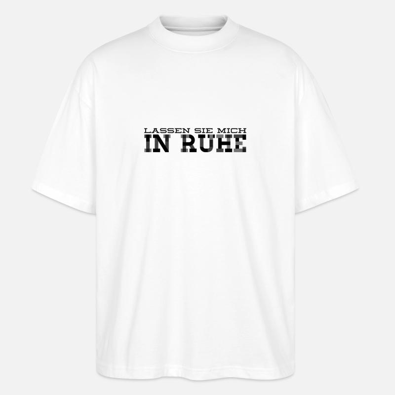 hören sie auf - Stanley/Stella Oversized Unisex Bio T-Shirt Blaster 2.0 - Weiß