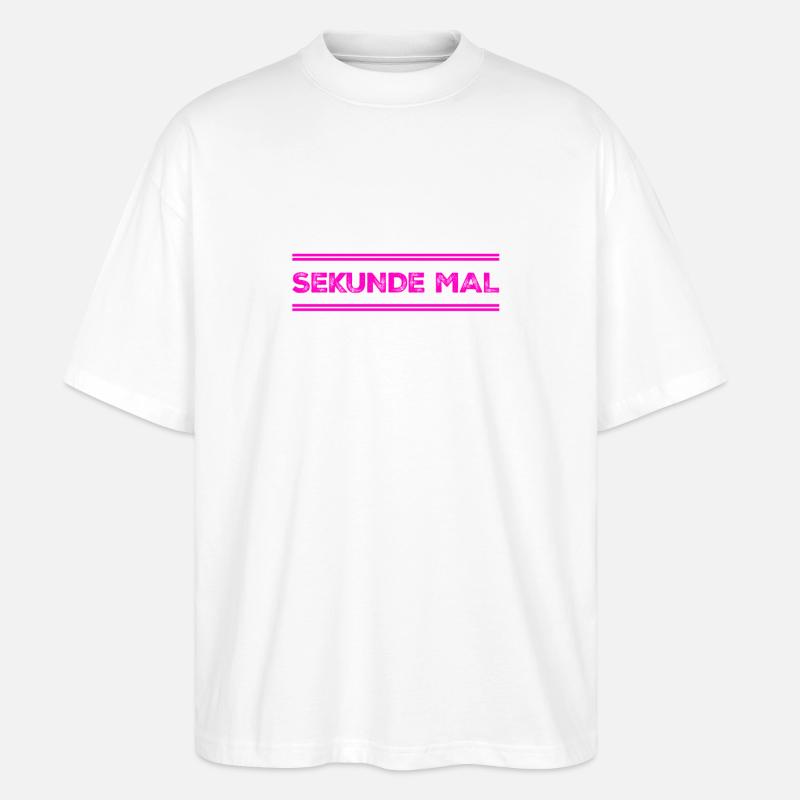 Sekunde mal - Stanley/Stella Oversized Unisex Bio T-Shirt Blaster 2.0 - Weiß