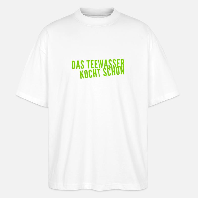 Bock auf Tee? - Stanley/Stella Oversized Unisex Bio T-Shirt Blaster 2.0 - Weiß
