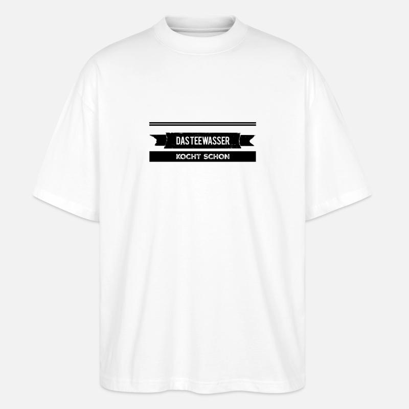 Tee geht immer - Stanley/Stella Oversized Unisex Bio T-Shirt Blaster 2.0 - Weiß