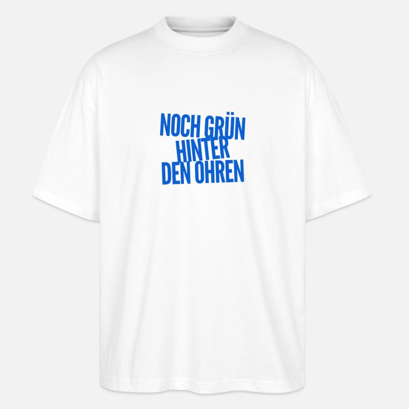 ich bin unreif - Stanley/Stella Oversized Unisex Bio T-Shirt Blaster 2.0 - Weiß