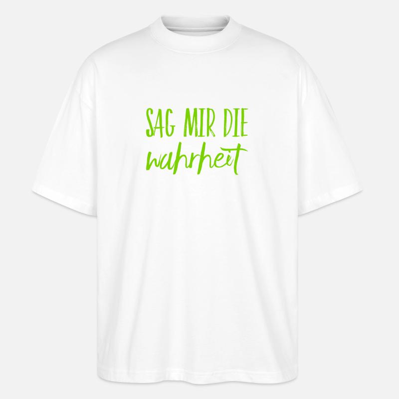 sei ehrlich - Stanley/Stella Oversized Unisex Bio T-Shirt Blaster 2.0 - Weiß