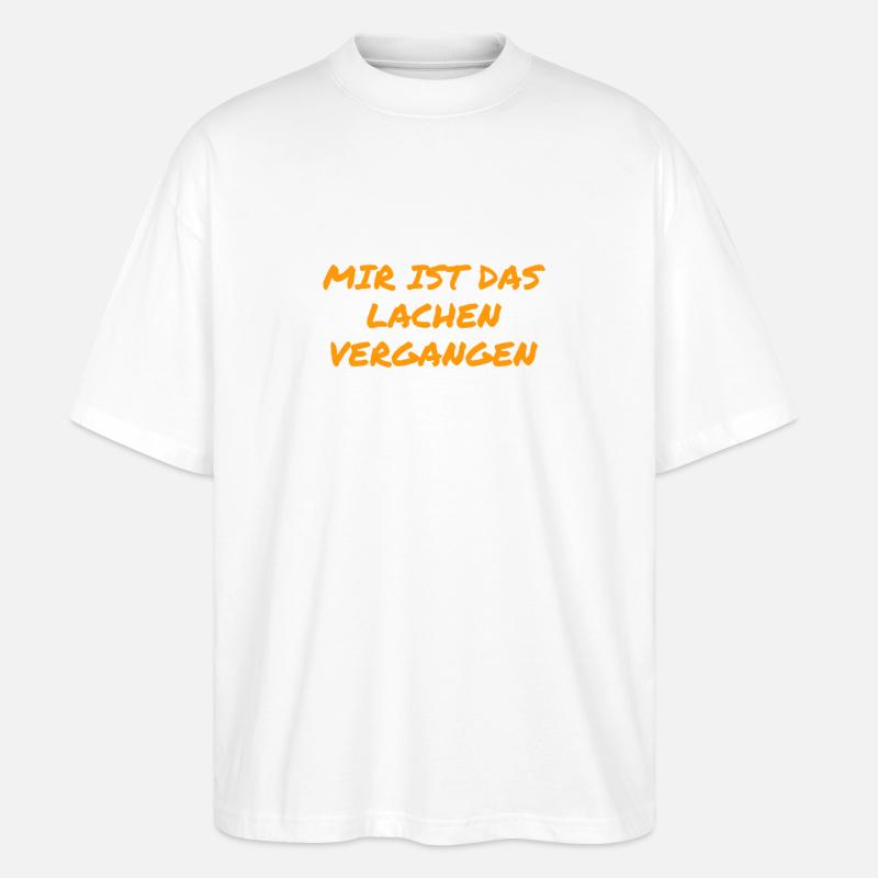 lachen war gestern - Stanley/Stella Oversized Unisex Bio T-Shirt Blaster 2.0 - Weiß