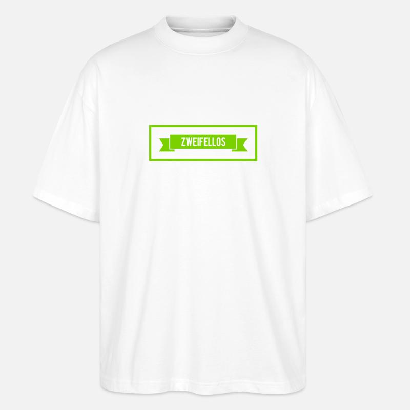 glasklar - Stanley/Stella Oversized Unisex Bio T-Shirt Blaster 2.0 - Weiß