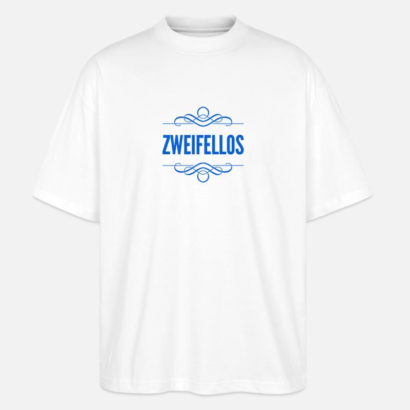 das ist eindeutig - Stanley/Stella Oversized Unisex Bio T-Shirt Blaster 2.0 - Weiß