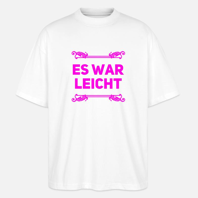 alles kein Problem - Stanley/Stella Oversized Unisex Bio T-Shirt Blaster 2.0 - Weiß