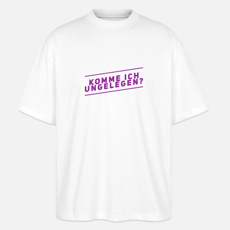 sind sie beschäftigt? - Stanley/Stella Oversized Unisex Bio T-Shirt Blaster 2.0 - Weiß