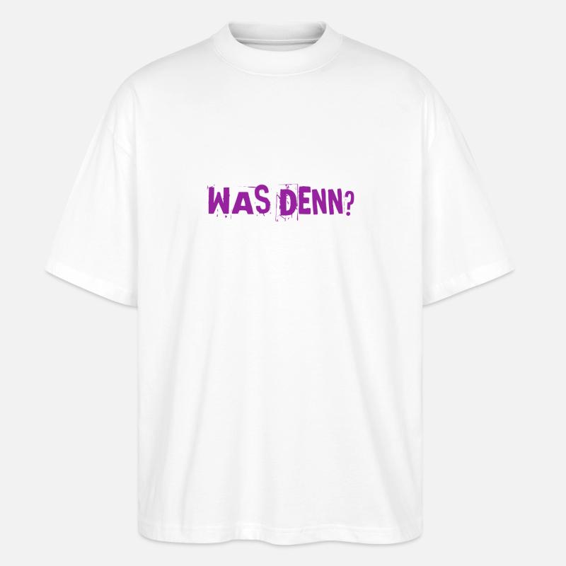 gibt es denn Probleme? - Stanley/Stella Oversized Unisex Bio T-Shirt Blaster 2.0 - Weiß