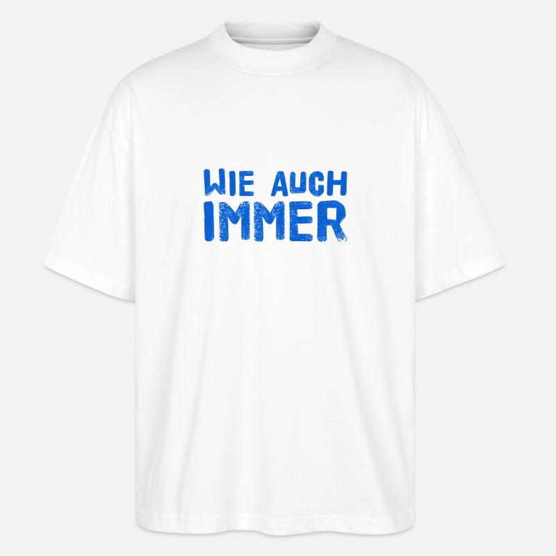 was soll’s - Stanley/Stella Oversized Unisex Bio T-Shirt Blaster 2.0 - Weiß