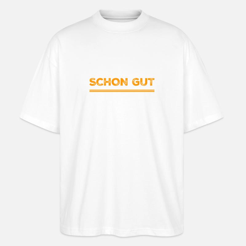 mach dir keine Sorgen - Stanley/Stella Oversized Unisex Bio T-Shirt Blaster 2.0 - Weiß