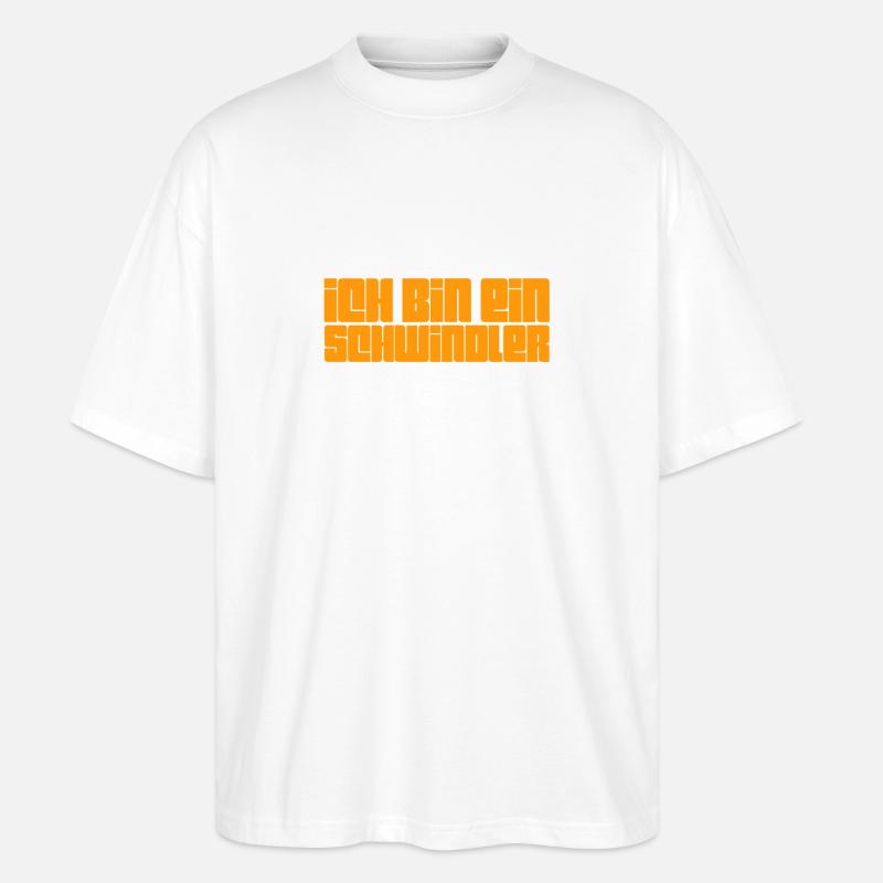 ich lüge gern - Stanley/Stella Oversized Unisex Bio T-Shirt Blaster 2.0 - Weiß