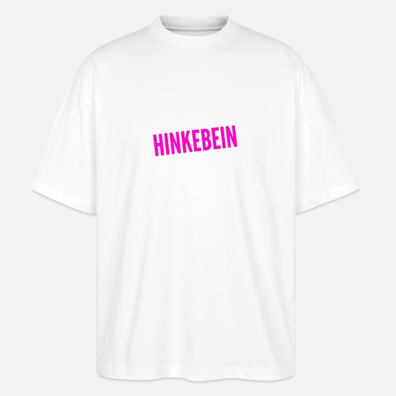 ich hinke - Stanley/Stella Oversized Unisex Bio T-Shirt Blaster 2.0 - Weiß