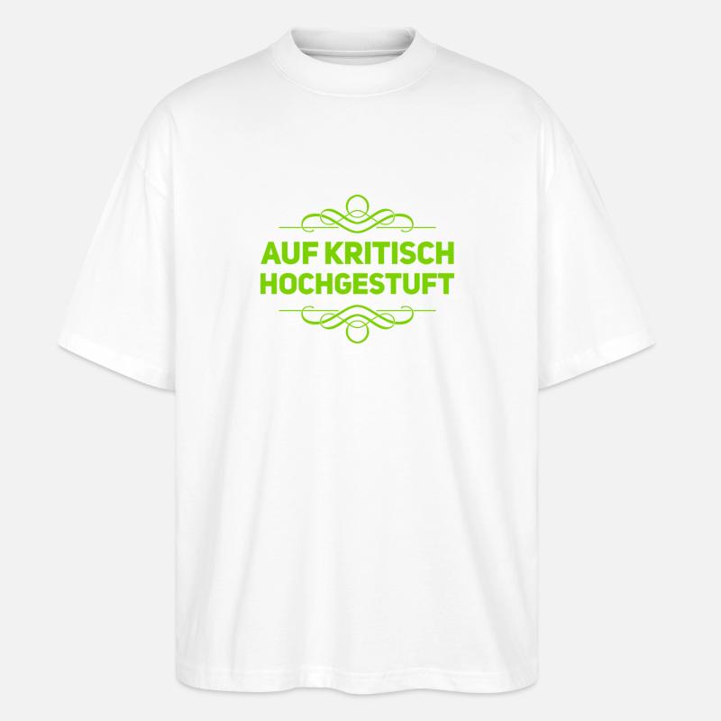auf kritisch hochgestuft - Stanley/Stella Oversized Unisex Bio T-Shirt Blaster 2.0 - Weiß