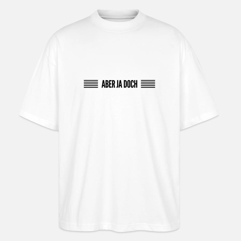 ich bin dafür - Stanley/Stella Oversized Unisex Bio T-Shirt Blaster 2.0 - Weiß