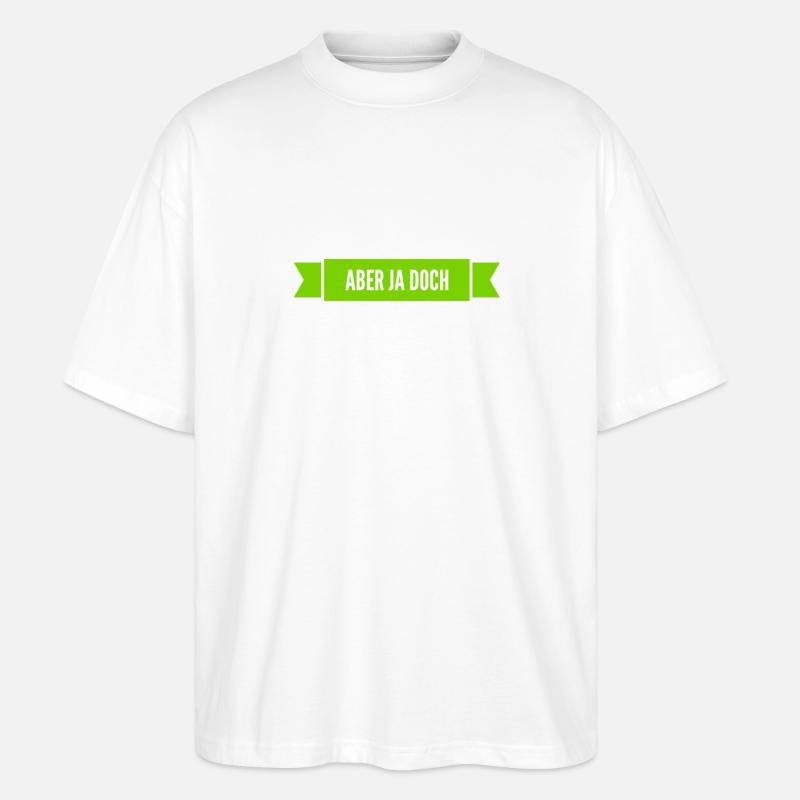 ich bin dafür - Stanley/Stella Oversized Unisex Bio T-Shirt Blaster 2.0 - Weiß