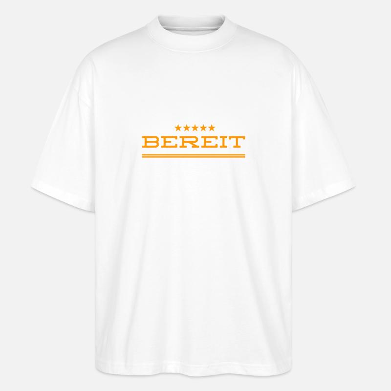 am Start - Stanley/Stella Oversized Unisex Bio T-Shirt Blaster 2.0 - Weiß