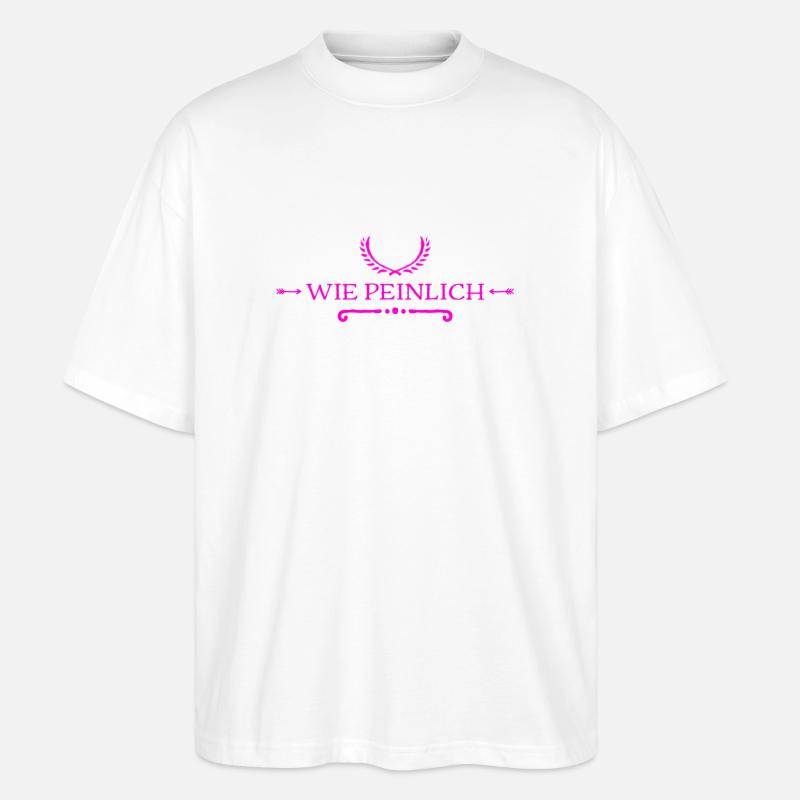 ist euch das nicht peinlich? - Stanley/Stella Oversized Unisex Bio T-Shirt Blaster 2.0 - Weiß