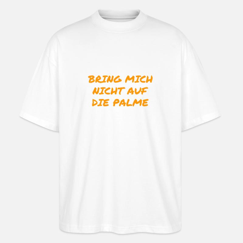 bleib ruhig - Stanley/Stella Oversized Unisex Bio T-Shirt Blaster 2.0 - Weiß