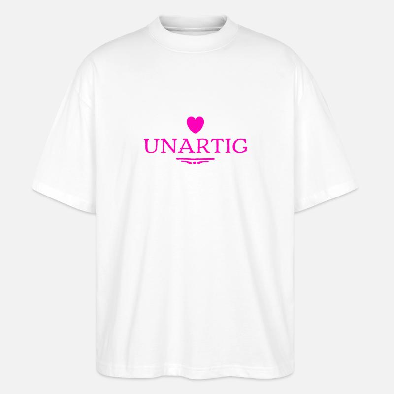 ich bin frech - Stanley/Stella Oversized Unisex Bio T-Shirt Blaster 2.0 - Weiß