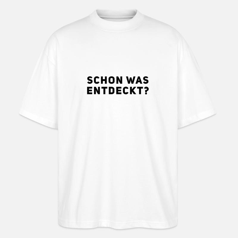 was kann man hier entdecken? - Stanley/Stella Oversized Unisex Bio T-Shirt Blaster 2.0 - Weiß