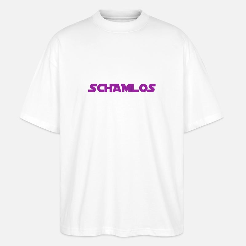 keine Scham - Stanley/Stella Oversized Unisex Bio T-Shirt Blaster 2.0 - Weiß
