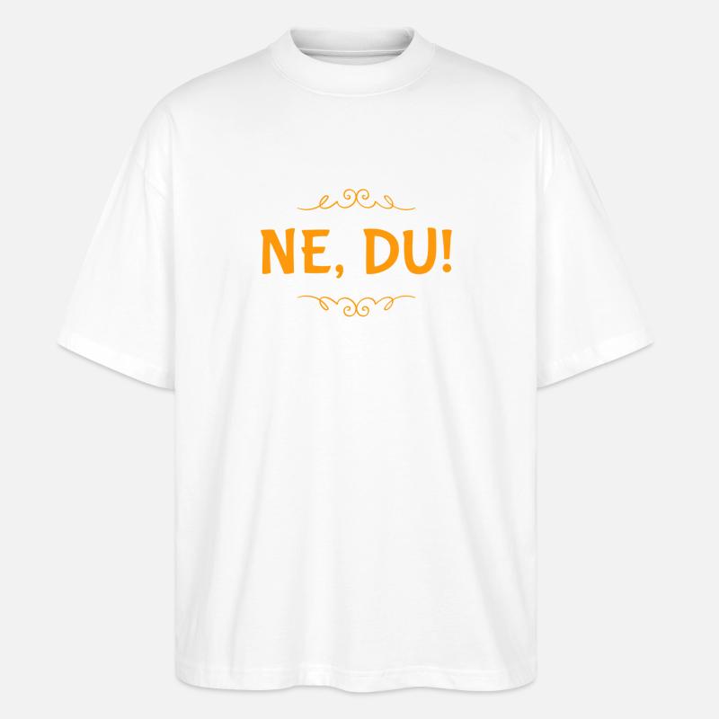 lieber du - Stanley/Stella Oversized Unisex Bio T-Shirt Blaster 2.0 - Weiß