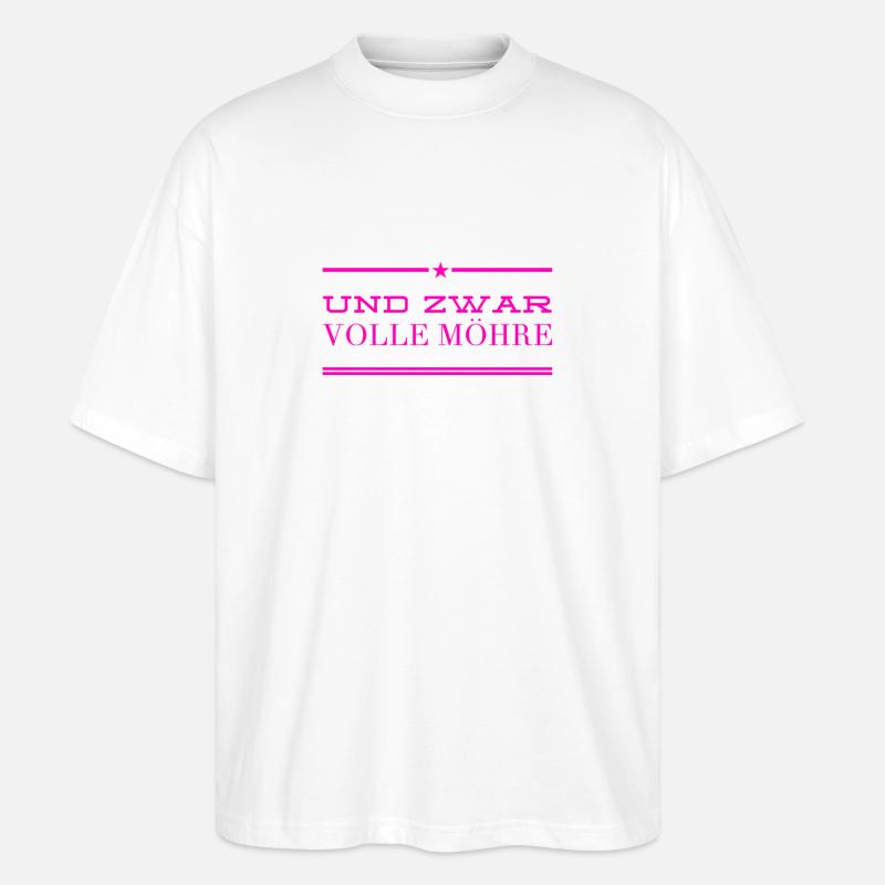 ich bin dabei - Stanley/Stella Oversized Unisex Bio T-Shirt Blaster 2.0 - Weiß