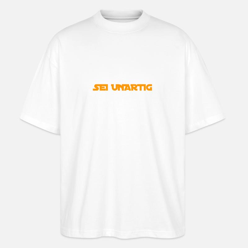 sei eigensinnig - Stanley/Stella Oversized Unisex Bio T-Shirt Blaster 2.0 - Weiß