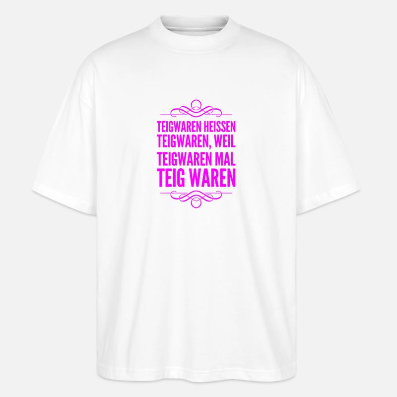 interessantes zu Teigwaren - Stanley/Stella Oversized Unisex Bio T-Shirt Blaster 2.0 - Weiß