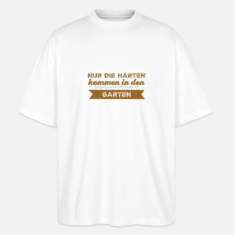 bist du hart? - Stanley/Stella Oversized Unisex Bio T-Shirt Blaster 2.0 - Weiß