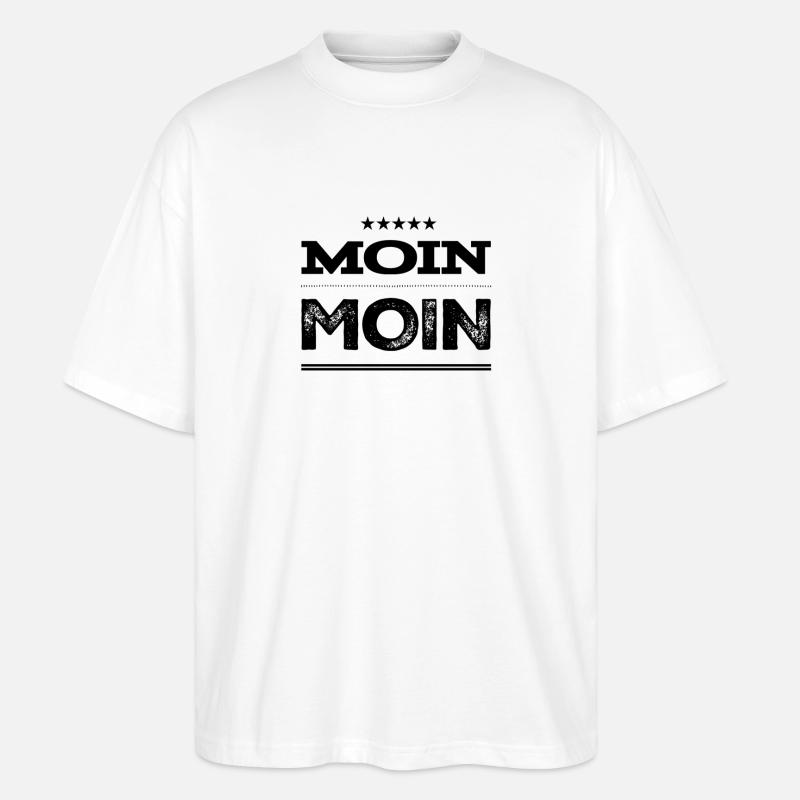 guten Morgen - Stanley/Stella Oversized Unisex Bio T-Shirt Blaster 2.0 - Weiß