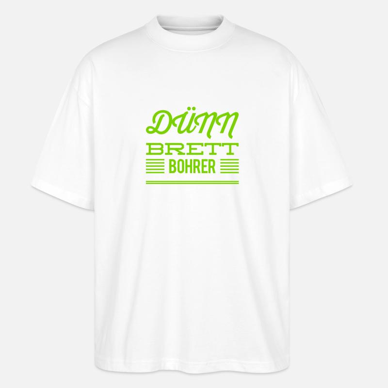 ich bin ein Faultier - Stanley/Stella Oversized Unisex Bio T-Shirt Blaster 2.0 - Weiß