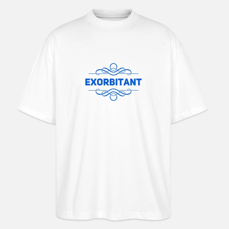 ich bin wunderbar - Stanley/Stella Oversized Unisex Bio T-Shirt Blaster 2.0 - Weiß