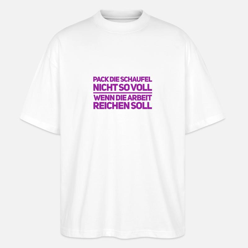 Restez toujours détendu - T-shirt bio Blaster 2.0 coupe oversize Stanley/Stella Unisexe - blanc