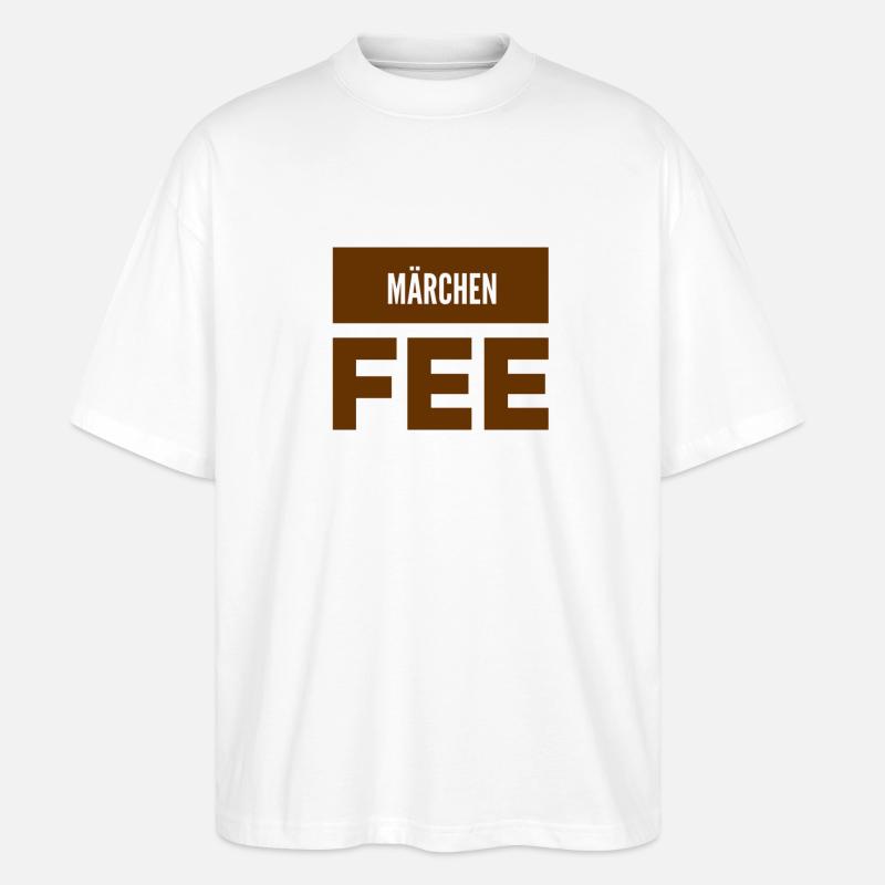 ich liebe Märchen - Stanley/Stella Oversized Unisex Bio T-Shirt Blaster 2.0 - Weiß