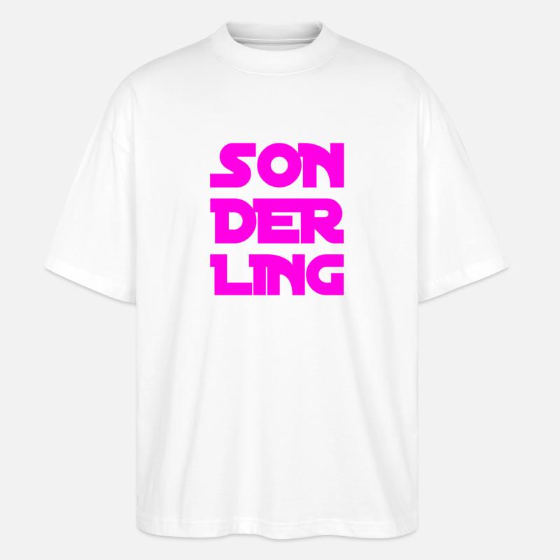 ich bin ein Sonderling - Stanley/Stella Oversized Unisex Bio T-Shirt Blaster 2.0 - Weiß