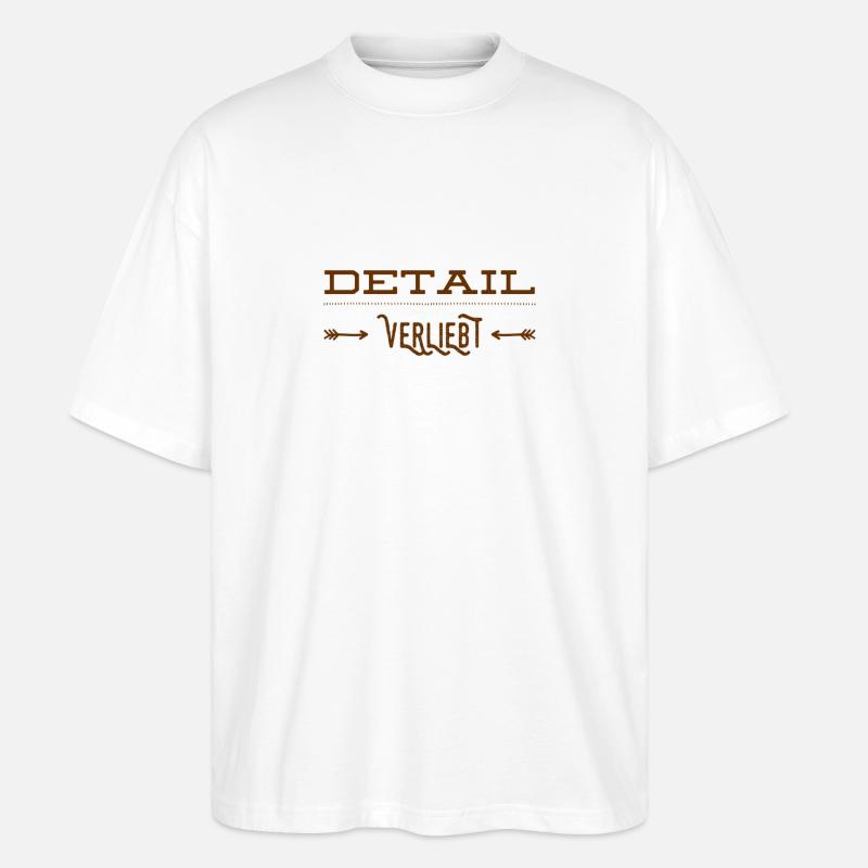 Details sind mein Ding - Stanley/Stella Oversized Unisex Bio T-Shirt Blaster 2.0 - Weiß