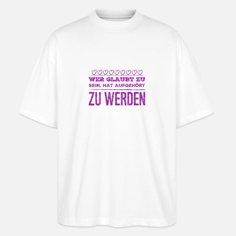 Nous évoluons - T-shirt bio Blaster 2.0 coupe oversize Stanley/Stella Unisexe - blanc