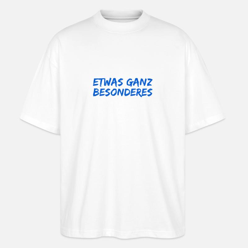 ich bin wunderbar - Stanley/Stella Oversized Unisex Bio T-Shirt Blaster 2.0 - Weiß