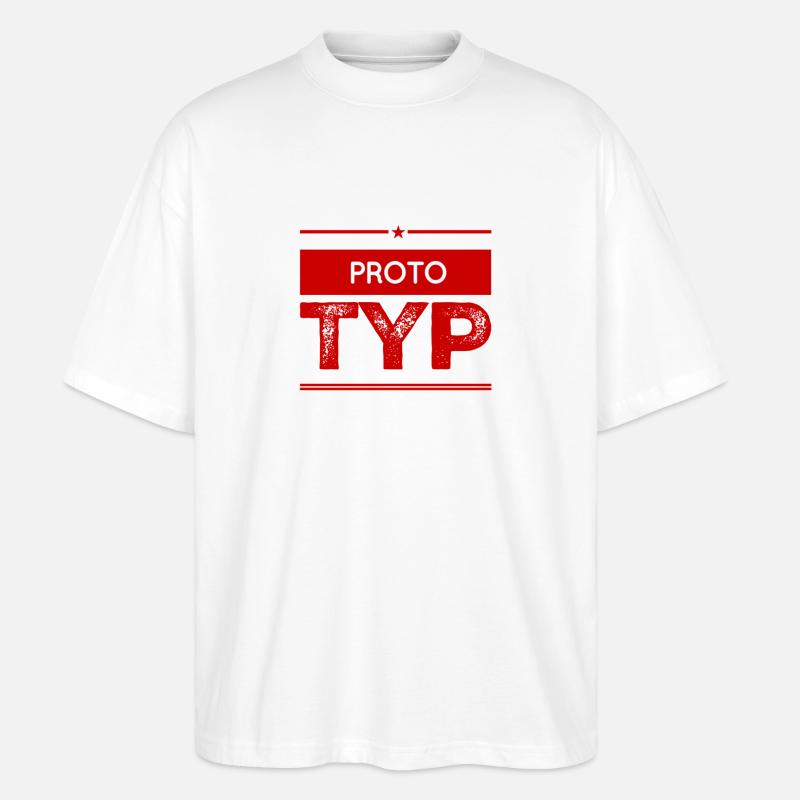 Prototyp - Stanley/Stella Oversized Unisex Bio T-Shirt Blaster 2.0 - Weiß