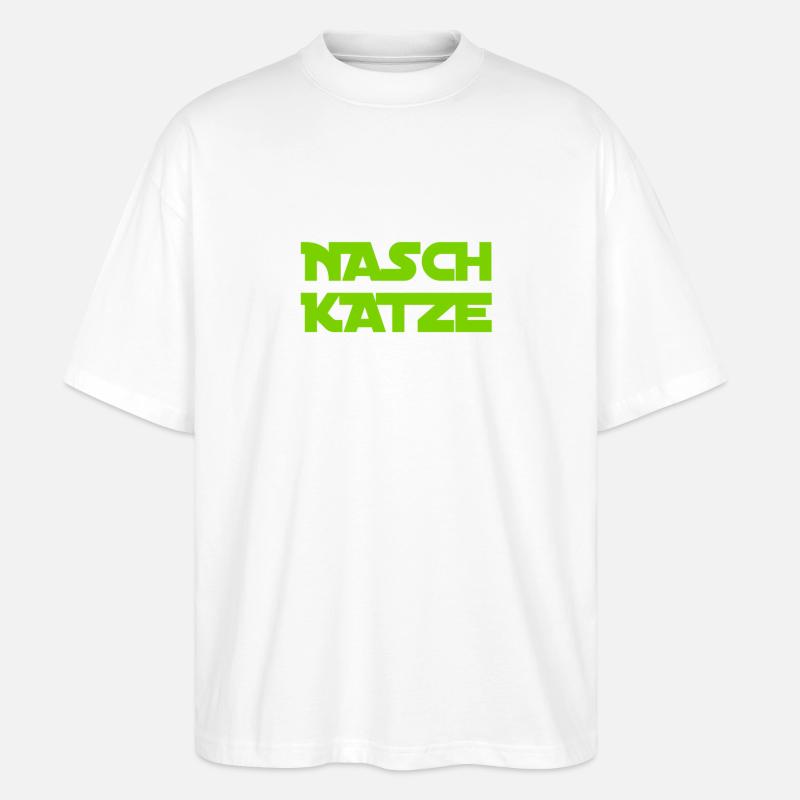Snacking is my thing - Stanley/Stella Oversized Unisex Organic T-shirt Blaster 2.0 - white
