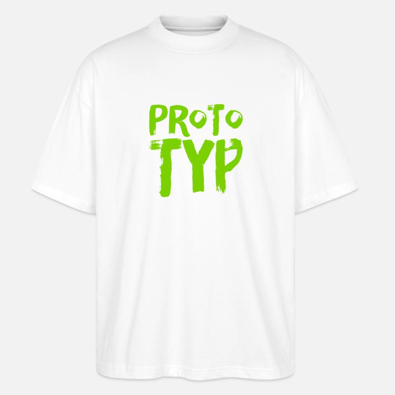 ein Prototyp - Stanley/Stella Oversized Unisex Bio T-Shirt Blaster 2.0 - Weiß