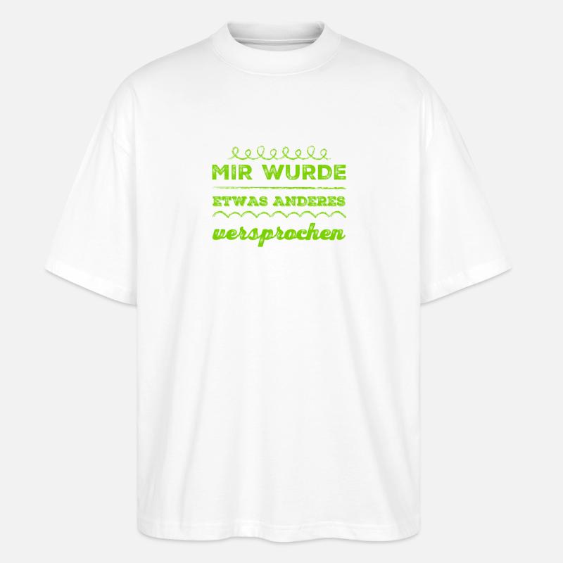 die Lüge - Stanley/Stella Oversized Unisex Bio T-Shirt Blaster 2.0 - Weiß